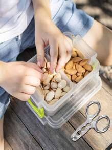 Stainless Steel Heavy Duty Nut Cracker - For Macadamia Nuts, Walnuts, Non-Slip Kitchen Tools