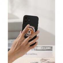 Agarre de teléfono con tu mascota en la pantalla y un título gracioso, soporte de teléfono personalizado, regalo para amantes de las mascotas, mantén a tus mascotas contigo, regalo para el Día de la Madre