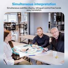 Language Translator Device 138 Languages, S80 Pro Ai Translator, Real-Time Two-Way Voice Translation, Portable Translator With ChatGPT For Business Travel, Learning & Multilingual Conversations - Dark Grey - View 7