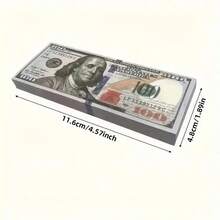 (2025 Upgraded Version)210-Party Game Props, Replica $ Entertainment Props Replica, Decoration Props Paper,Movie Props Dollar,  Holiday Birthday Gift, Valentine's Day Bouquet Props Paper - 210pcs - 查看 6