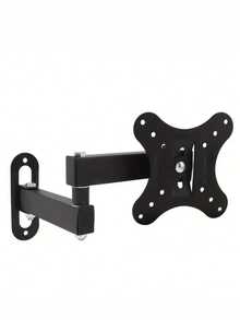 1 件通用可调节旋转电视壁挂支架，适用于 14-27 英寸液晶显示器，加厚液晶电视支架可旋转支架