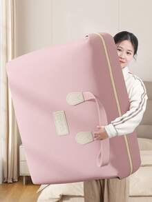 1 Piece, Clothing And Quilt Storage Bag, Extra Large Capacity Storage Bag, Multi-Functional Storage Bag, Suitable For Home Use, Travel, And Moving, Reusable, Durable, Foldable, Sturdy, Made With Exquisite Craftsmanship And High-Quality Materials, Perfect For Storing Idle Items, Daily Necessities, And Bedding, Ideal For Family Use And Traveling, Moving. - Multicolor - View 6