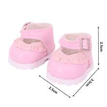 3pcs Shoes Accessories For 17cm Doll, 3 Colors (Doll Not Included) - Multicolor - View 2