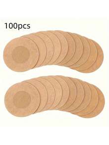 10/30/50/100Pcs Cloth Nipple Cover Teat Hide Women Nipple Pasties Piece Breast Petals Invisible Bra Padding Chest Sticker Patch Covers - Multicolor - View 13