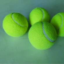1/3/6 pezzi di palline da tennis verde giallo brillante con strisce bianche, attrezzatura sportiva con texture in camoscio, uso professionale per allenamento, design durevole