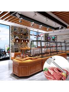 嫩肉锤，不锈钢牛排锤，厨房工具，重型双面，用于嫩化牛排