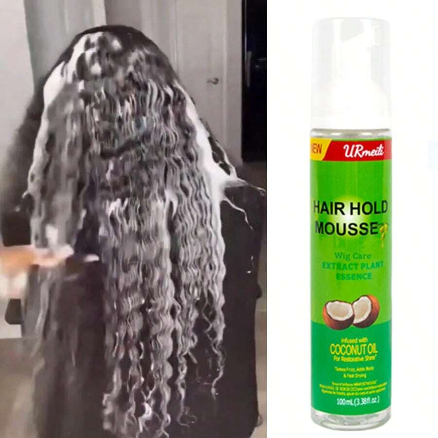 卷发摩丝，控油定型摩丝，100毫升，清爽卷发泡沫，怡人香味，橄榄油摩丝 - 100ml - 查看 1