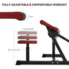 Adjustable Preacher Curl Bench, Multi-Functional Weight Bench With Handlebar And Elbow Cushion For Home And Outdoor Gym - 1 - View 4