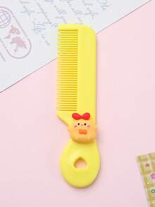 4pcs/1pc 儿童卡通糖果色卡通动物迷你梳子，便携便捷的糖果色小梳子，适合儿童理发和护理，是送给孩子礼物的理想选择 - 彩色 - 查看 17