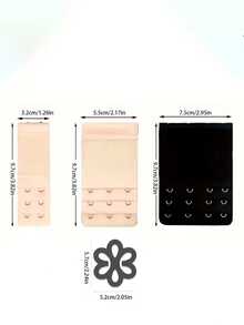 16 Piece Set Of Multi-Purpose Underwear Accessories, Bra Extender, Invisible Shoulder Strap Accessories - Multicolor - View 8