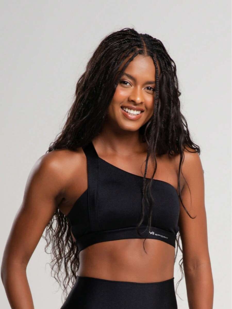 Women Sports Tees & Tanks - 黑色 - 查看 1