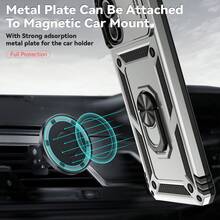 Multi-Functional Military Window Opener + Magnetic Clip + Phone Holder - Silver + Screen Protector - View 3