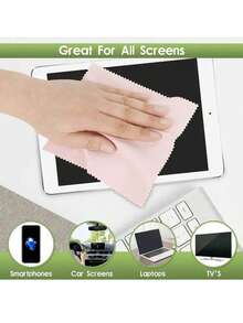 8/30/50/100pcs Glasses Cleaner,Glasses Cleaning Cloth,Eyeglass Cleaning Cloth,Microfiber Cleaning Cloth,Lens Eyeglass Cleaner Wipes,Reusable,Special Cleaning Cloth For Computer And Mobile Phone Screens, Glasses Accessories For Women - Multicolor - View 10