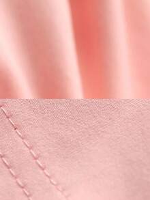 Girls Cartoon Duck & Slogan Print Short Sleeve T-Shirt, Girls Summer Round Neck Blouse/Top - Pink - View 8