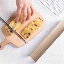 1 件烘焙产品碳钢 U 型蔓越莓饼干成型器，矩形小幸运饼干吐司模具 - 金色 - 查看 5