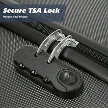 OYAJIA Lightweight Luggage With Spinner Wheels, 4-Piece Suitcase ABS+PC Hardside Luggage Set With TSA Lock