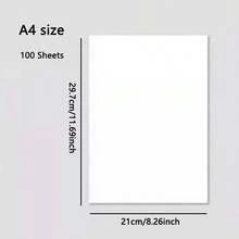 500 Sheets A4 Printing/Copying Paper, 80gsm, Office Supplies, Sketch/Drawing Paper 80g A4 Colored Paper, Suitable For Various Printing/DIY Crafts 240gsm Thick High Glossy Photo Paper, 40 Sheets/80 Sheets, Inkjet Printing, Value Pack - A4 White Paper/80g - View 16