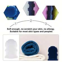 1 Silicone Massage Glove - Hypoallergenic Meridian Brush, Full Body Exfoliating Spa Brush, Manual Bath Brush For Skin Regeneration Without Battery