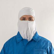 Plain Industrial Diving Helmet With Cap - 白色 - 查看 3