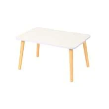 Mesa de centro de 60 x 40 x 32 cm, ideal para sala de estar, cocina, oficina, picnic al aire libre.