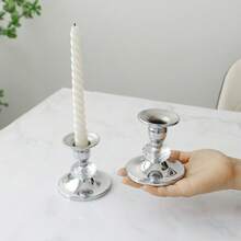 2pcs/Set Gold Candle Holder, Metal Candle Stand For Centerpiece Decor, Christmas, Wedding, Birthday Party, Anniversary, New Year, Valentine's Day (Candles Not Included) - Multicolor - View 10