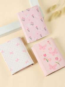 Cartoon Butterfly Short Wallet, Foldable Fresh Trifold Wallet, Niche Multi-Function Coin Purse, ID Card Holder - Multicolor - View 3