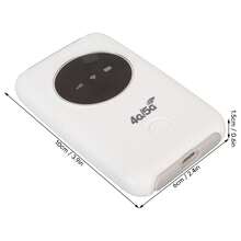 High Speed ​​5G LTE USB WiFi Modem, SIM Card Required, 150Mbps Speed, 3200MAh Battery Capacity - White - View 7