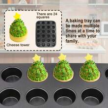 1 件 24 杯松饼盘、不粘蛋糕烤盘、烹饪烘焙工具 - 灰色 - 查看 7