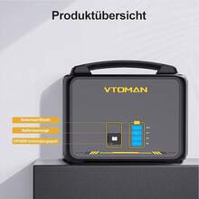 VTOMAN Jump 1500 Extra Battery 1548Wh, Backup LiFePO4 (LFP) Battery Jump 1000 & Jump 1500X & Jump 1800 Power - JUMP 1500 EB - View 5