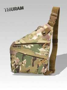 Fanny Pack Sling Chest Bag Waterproof Bag For Outdoor Hiking Camping Black Bag Travel Essentials Holiday Essentials Bag For Men Fanny Pack Bags Men Summer Back To School The Sporty Life Summer Bag Springbreak Vacation Bag Pack Belt Bag Waist Bag School Supplies - Multicolor - View 17