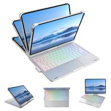 kolude For IPad 10th & 11th (A16) Generation Case With Keyboard,IPad Air 11 Keyboard(M3/M2), Keyboard For IPad Pro 11 (4th/3rd/2nd/1st) & IPad Air 5/4th, Trackpad,360°Swivel, Backlit - For Ipad 10th/11/10.9inch - View 14