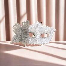 1pc Party Masquerade Mask, Elegant Graphic Design, Fashionable & Sexy, Easy To Wear, Portable Side Butterfly Mask