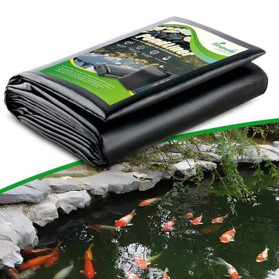 20*26FT Pond Liner,HDPE Pond Liners For Outdoor Ponds, Pond Liners For Koi, Fish, Water Garden, Fountain, Waterfall