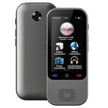 Language Translator Device 138 Languages, S80 Pro Ai Translator, Real-Time Two-Way Voice Translation, Portable Translator With ChatGPT For Business Travel, Learning & Multilingual Conversations - Dark Grey - View 1