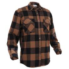 Camisas para parejas, camisas a cuadros casuales, elegantes y versátiles. - Rojo - Ver 4