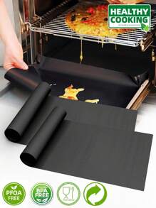 1pc Set Bbq Grill Mat, Oven Liner, Outdoor Cooking Pad