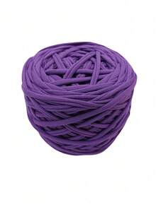 1pc 285g T-Shirt Yarn Ufilato Grosso Ncinetto Polyester Woven Fabric Knitting Yarn Crochet,DIY Yarn For Hand Knitting Elastic Fabric Crochet Cloth T Shirt Yarn, Tshirt Fabric Yarn For Beginners Cloth Yarn,Making Purses, Basket And Pocket Purse,