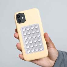 1 pièce Support de téléphone en silicone avec ventouse - support adhésif pour smartphone sans les mains, pour mur et verre