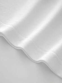 Men's 220g pure cotton letter print short-sleeved T-shirt - Blanco - Ver 4