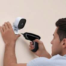 1pc Convenient Rotatable Bracket Camera, Freely Adjustable For Effortless Monitoring. Equipped With HD Night Vision And Two-Way Voice Functions, It Supports Loop Recording, Allowing You To Remotely View Anytime, Anywhere. Ideal For Home Monitoring, Perfect For Keeping An Eye On Babies, The Elderly, And Family Pets At Home. - White - View 6