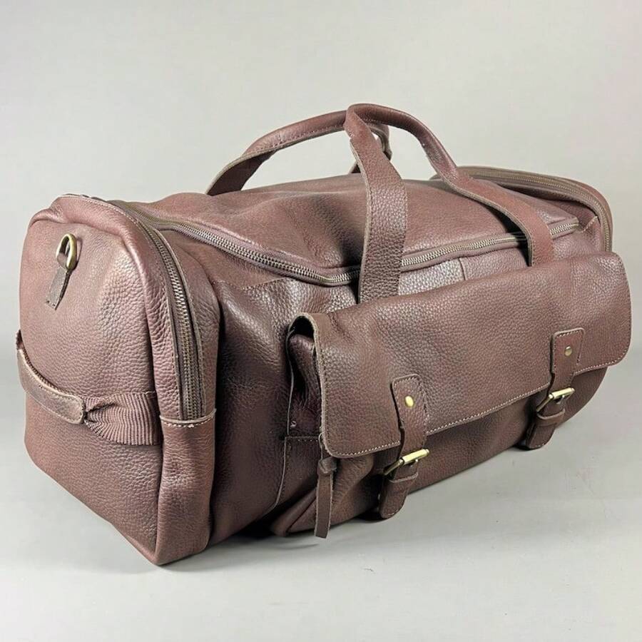 Brown Holdall - 1 - View 1