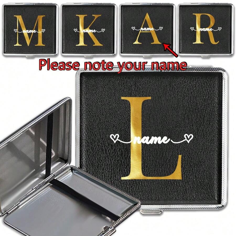 Nazwa własna PU Skórzane etui na papierosy Opakowanie tytoniu Kieszonkowe pudełko do przechowywania papierosów Organizer Męski uchwyt na cygara Ochronna osłona Duży pojemnik Przenośne akcesorium do palenia Idealne do podróży na świeżym powietrzu