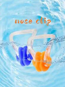 5 Pieces Of Comfortable Silicone Swimming Nose Clips - Waterproof, Reusable, Suitable For Adults, Perfect For Training And Competitive Swimming, Available In White, Blue, Pink And Black - Multicolor - View 6