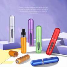 5ml Air Freshener Refill Bottle Portable Mini Refillable Spray Jar Scent Pump Empty Cosmetic Containers Atomizer For Travel Tool Hot Aluminum Air Freshener Container - Portable - Compact Portable Air Freshener Dispenser - Small Bottle Body Is Convenient For Carrying Around And Using During Business Trips.