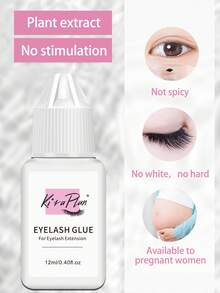 1支12毫升专业超强睫毛胶水 - 0.5-1秒速干，持久45天，专业黑色胶水（12毫升） - Stacy Lash 持久睫毛胶 - 黑色 - 查看 7