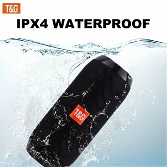 T&G Portable Outdoor Wireless Bass Speaker With Charging Cable And Aux Cable - FM TF USB Plug-In Card Compatible - Enjoy Clear And Powerful Sound Anywhere,Wireless Audio Subwoofer Plug-In Card U Disk 3D Surround,TWS Stereo Subwoofer Rod Hands-Free Call/FM/TF Card/U Disk, Connect Mobile Phone/Tablet/TV,Wireless Portable Audio, Electronics/Consumer Electronic, Birthday Party Gift,TG117,Lithium-Ion Battery 1200 MAh