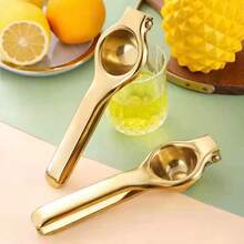 1pc Multi-Function Manual Fruit Squeezer Juicer For Kitchen, Stainless Steel Highly Attractive Lemon Squeezer, 2 Color Options - Silver - View 9