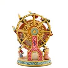Rotary Ferris Wheel Resin Music Box, Decor Ornament, Gift For Birthday, Holiday, Anniversary