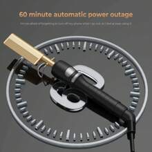 UKLISS Electric Hot Comb With Digital Display Hot Comb Hair Curler Professional High Heat Ceramic Hair Press Comb, Multifunctional Copper Hair Straightener For Thick Hair,Gifts For Men Women Gift Ideas Unique Gifts Top Cool Gifts Gifts For Her Gift Sets