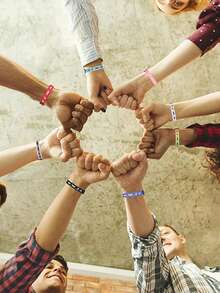 6Pcs WWJD Bracelets What Would Jesus Do Bracelets Webbing Jesus Religious Christian Wristbands Woven Wristbands For Women Men